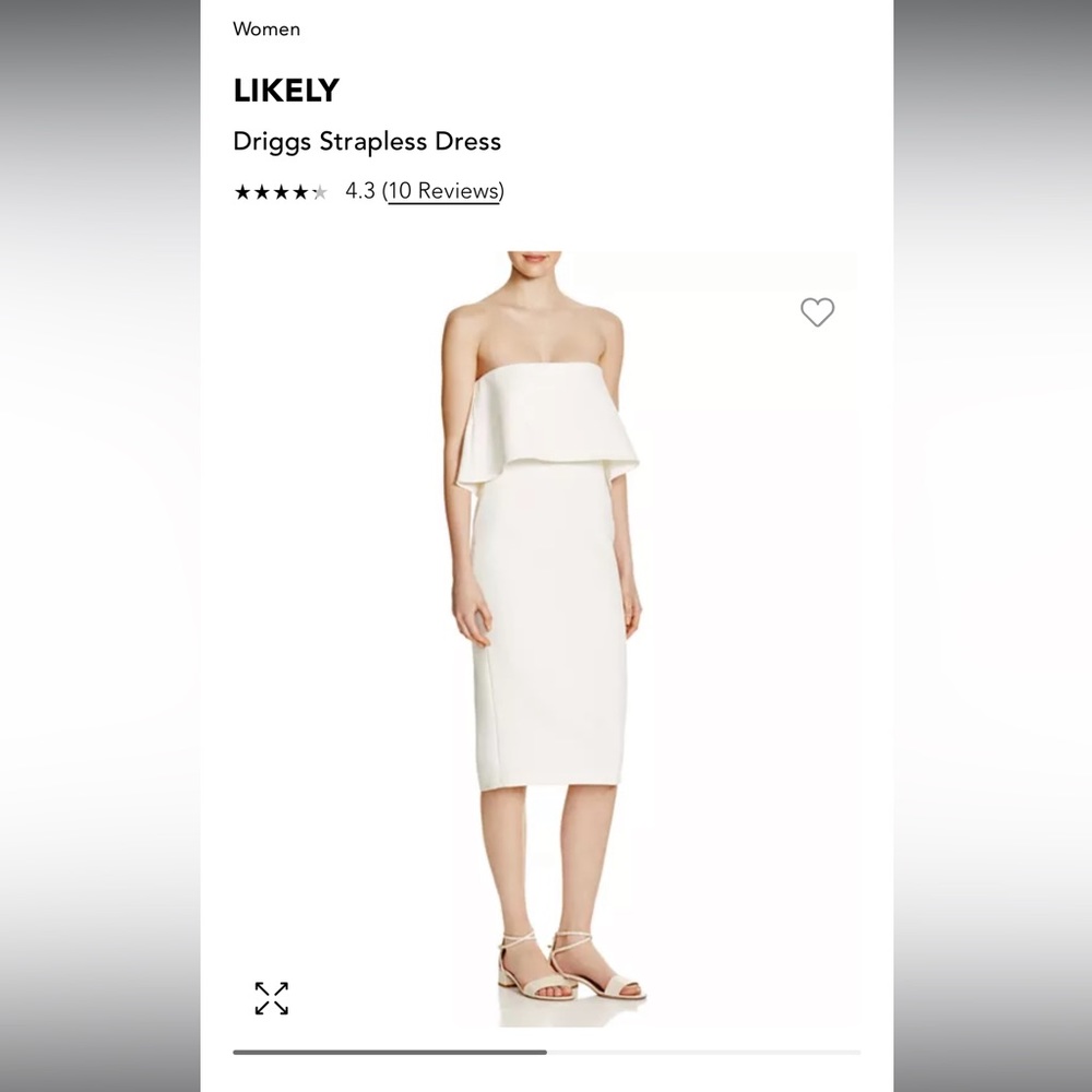 Likely Driggs Strapless Dress